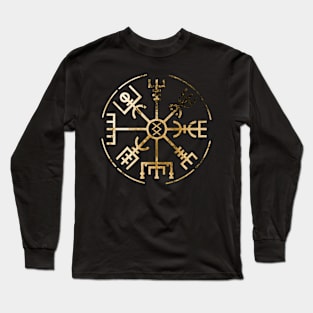 The Vegvisir - For Ancient Viking wayfinding Long Sleeve T-Shirt